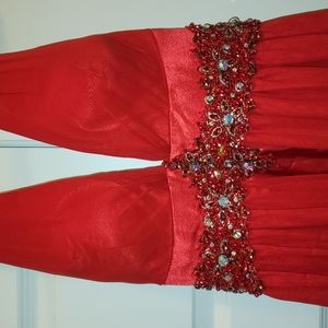 Tony Bowls Red Gown